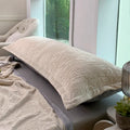 Couple Flannel Fleece Pillowcase Set, 120x48cm, Grey, Axyaa Brand