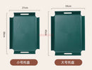Axyaa Non-Slip Rectangular Restaurant Tray Large Dining Plate for Commercial Use
