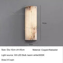 Axyaa Natural Marble Warm White Wall Light 3000K Indoor Lighting Fixtures