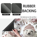 Christmas Dry Coffee Mat Anti Slip Table Cup Drying Mats by Axyaa