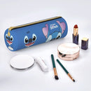Axyaa Stitch Cartoon Leather Pencil Case: Cute Pen Holder for Students, Big Capacity Gift