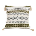 Axyaa Geometric Chenille Jacquard Sofa Cushion Covers Ethnic-Style Home Decor