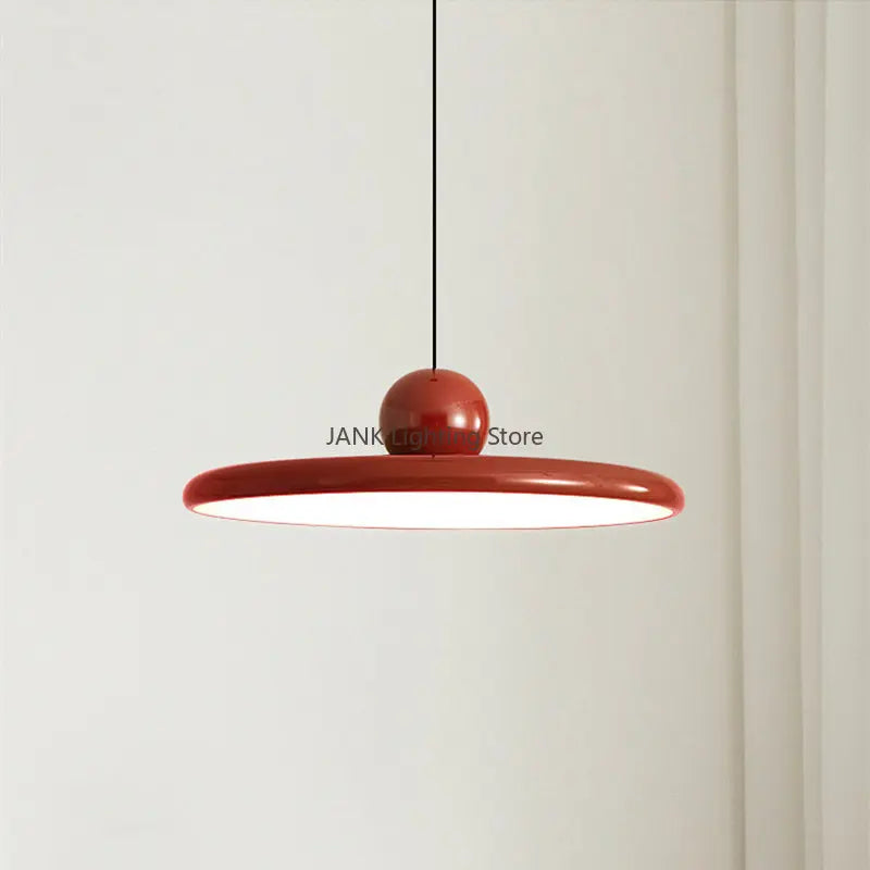 Axyaa Retro Medieval Bauhaus Flying Saucer Chandelier LED Interior Decoration Lamp