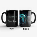 Axyaa Zodiac Constellation Coffee Mug - Customizable 12 Sign Theme Gift