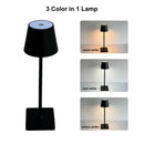 Axyaa LED Touch Sensor Table Lamp Rechargeable Night Light - 3 Colors