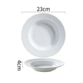 Axyaa Straw Hat Ceramic Plates Set for Dining Table - Multipurpose Tableware Collection