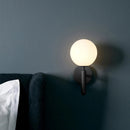Axyaa Glass Ball Mirror Wall Lights for Bedroom Home Living Room Decor