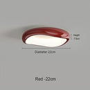 Axyaa Cream Nordic LED Ceiling Light for Modern Bedroom, Living Room & Corridors