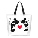 Axyaa Mickey Mouse Head Shoulder Bag - Large Capacity Stylish Women's Shopping Bag
