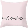 Axyaa Valentine's Day Parchment Pillow Set for Home Sofa, Square Pillowcase