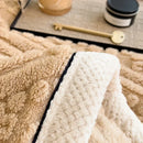 Axyaa Velvety Coral Flannel Sofa Blanket for Warmth and Cozy Comfort