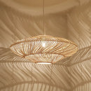 Axya Wabi Sabi Rattan Pendant Light - Japanese Style Wicker Chandelier