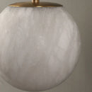 Axyaa Marble Ball Wall Light, Copper Finish, G9 Bulb, 12/15cm, Home Decor Sconce