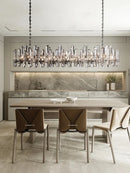 Axyaa Vintage Crystal Chandelier - Postmodern Luxury Dining Area Lighting