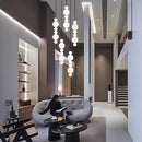 Axyaa Nordic Stair Chandelier Living Room Dining Pendant Ceiling Light