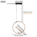 Axyaa Modern Magpie LED Chandelier for Living Room and Bedroom
