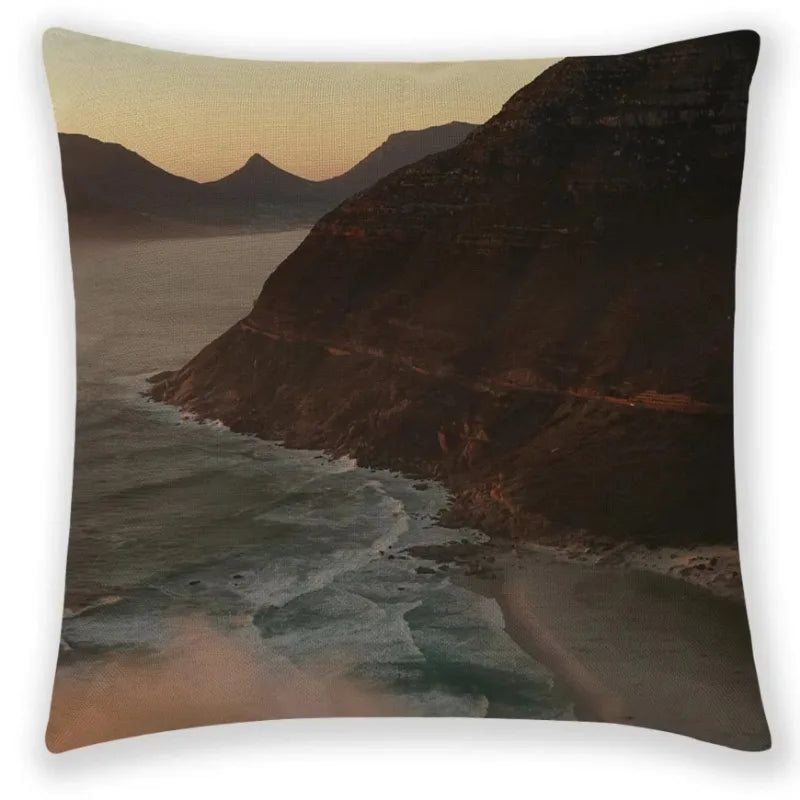 Axyaa Scenery Abstract Pillowcase - Customizable Decoration