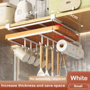Axyaa Under Cabinet Basket Storage Shelf: Kitchen & Office Organizer