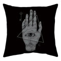 Axyaa Halloween Ghost Skull Pumpkin Decorative Pillow Cover 45X45CM