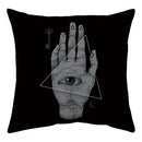 Axyaa Halloween Ghost Skull Pumpkin Decorative Pillow Cover 45X45CM