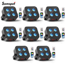 Axyaa RGBWA+UV LEDs Par Light: DMX512, 6/8/10CH, Stage Effect Lighting for Event, Wedding