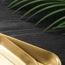 Stainless Steel Food Tray Set by Axyaa: Buffet, Steak, Meat, Bread, Snack Plates