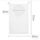 Axyaa Mesh Laundry Basket Wall Organizer with Hook