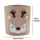 Axyaa Animal Print Storage Basket: Toys, Clothes, Shoes Organizer
