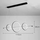 Axyaa Hanging LED Light for Kitchen, Bedroom, Living Room - Modern Nordic Design