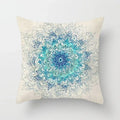 Axyaa Geometric Datura Bohemian Style Wreath Seat Pillow Cover