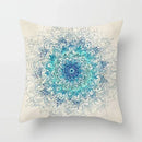 Axyaa Geometric Datura Bohemian Style Wreath Seat Pillow Cover