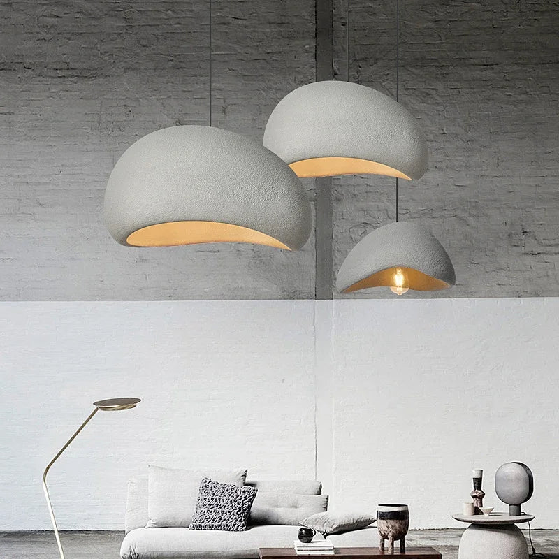 Wabi Sabi Chandelier LED Pendant Light by Axyaa - Modern Minimalist Design