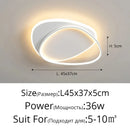 Axyaa Modern LED Ceiling Light with Remote Control - Nordic Style Home Decor