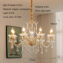 Axyaa Crystal Chandeliers Light for Living & Dining Room Luxe Ambiance