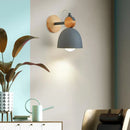 Axyaa Wooden E27 Wall Lamp Sconce for Indoor Home Decoration