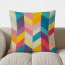 Axyaa Geometric Pattern Throw Pillow Cover for Sofa, Bedroom, Car - Exotic Design