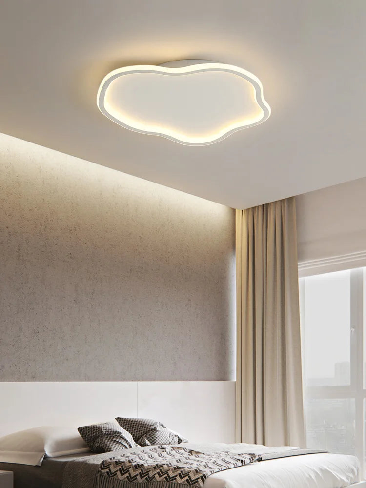Axyaa Cloud LED Ceiling Light: Modern, Minimalist, Warm, Romantic for Children's Room.