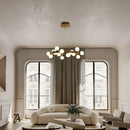 Axyaa Nordic Wood Twigs LED Chandelier Pendant Lamp for Dining Kitchen Living Bedroom