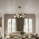 Axyaa Wood Twig LED Chandelier Pendant Lamp for Dining Room Bedroom Kitchen Lighting