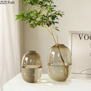 Axyaa Glass Vase Desk Decoration Flower Arrangement Hydroponics Room Decor
