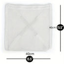 Axyaa Sneaker Dryer Bag - Shoe Net with Elastic Straps, White, 15.5"x15.5"