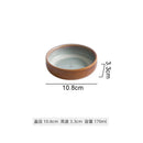 Axyaa Circular Seasoning Dish Set - Molecular Cuisine Snack Plate & Sauce Dish