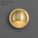 Axyaa Brass G4 Sconce Wall Light for Stairs, Bedroom, Parlor - Silver Gold Black Copper