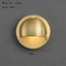 Axyaa Brass Wall Light Silver Gold Black Copper G4 Bulb Sconce Lamp