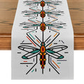 Axyaa Geometricus Table Runner: Stylish Dining Decor Cloth for Wedding & Coffee Tables