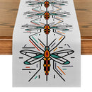 Axyaa Geometricus Table Runner: Stylish Dining Decor Cloth for Wedding & Coffee Tables