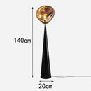 Axyaa LED Standing Lamp with Remote Control, 3-Color Temperatures, Adjustable Brightness