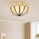Axyaa Creamy Petals Ceiling Lamp - Nordic Wabi Sabi Bedroom Light