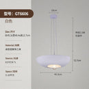 Axyaa Black Pumpkin Japanese Style Ceiling Chandelier - Modern Round Pendant Lamp
