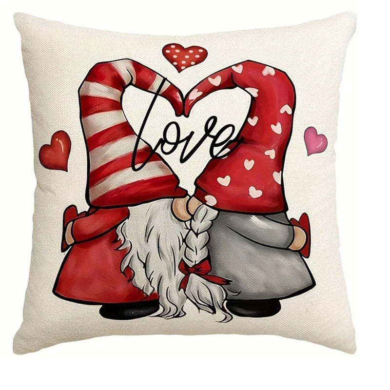 Axyaa Love Bowknot Dwarf Pillowcase - Sweet Romantic Home Decor